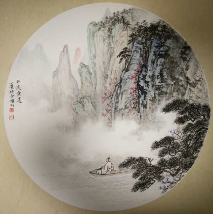 Malerei mit dem Titel "NO.2 Simple life im…" von Gang Zhao Zhao Gang, Original-Kunstwerk, Pigmente
