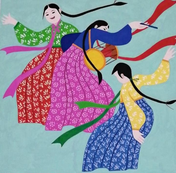 Painting titled "Zhao Yuhai, Group 7…" by Yuhai Zhao Zhao Yu Hai, Original Artwork, Pigments
