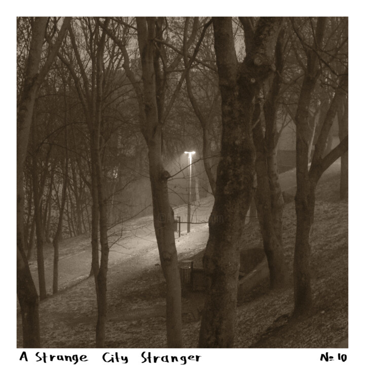 Photography titled "A Strange City Stra…" by Zheka Khalétsky, Original Artwork, Non Manipulated Photography