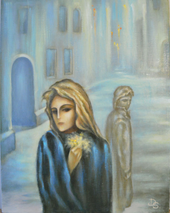 Malarstwo zatytułowany „Margarita” autorstwa Dim Safonsky, Oryginalna praca, Akryl
