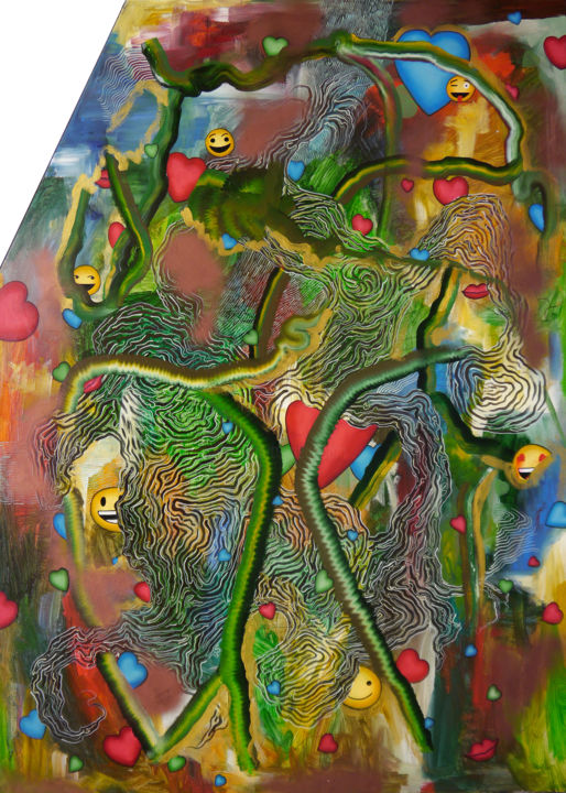 Painting titled "Arto Polo. The emer…" by Ziemowit Fincek, Original Art, Oil