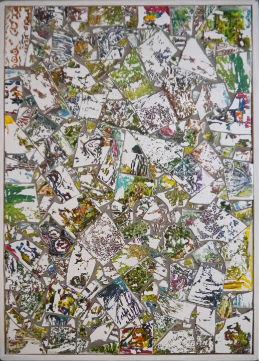 Painting titled "HEOL11838 (Mosaic m…" by Ziemowit Fincek, Original Artwork, Mosaic