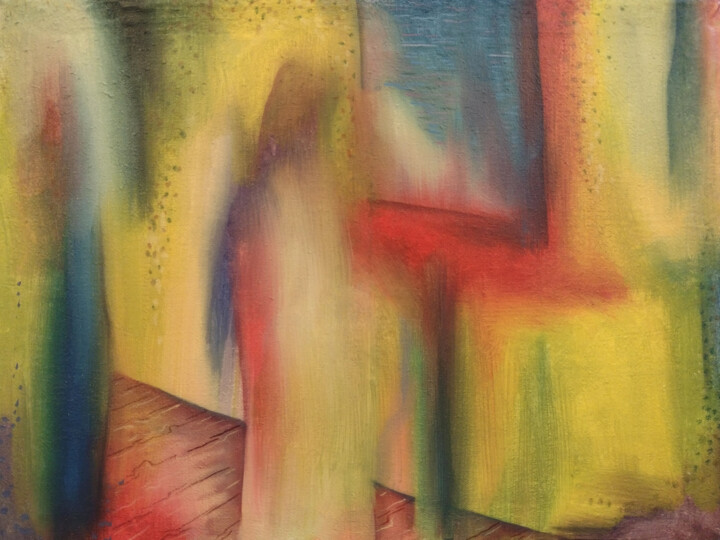 Malerei mit dem Titel "A private miracle w…" von Ziemowit Fincek, Original-Kunstwerk, Öl