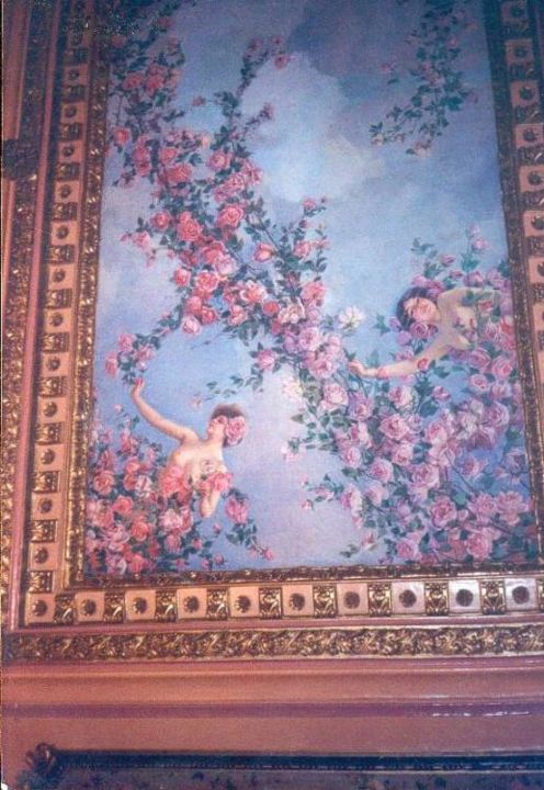 Peinture intitulée "femme et fleurs" par Zine-Eddine Mahcene, Œuvre d'art originale, Huile