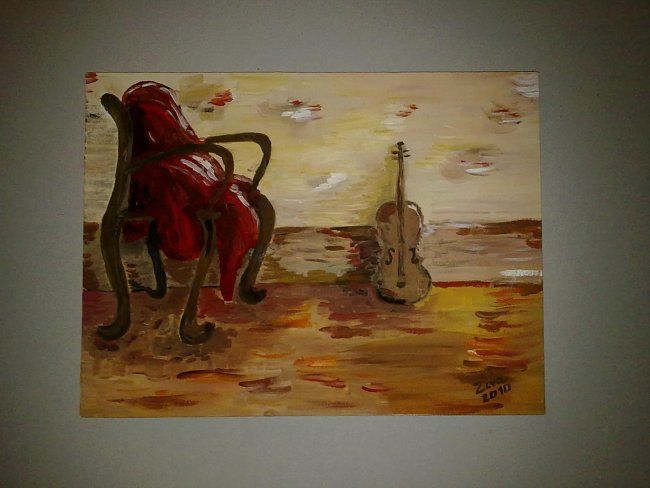 Painting titled "Stand" by Ziva, Original Art,