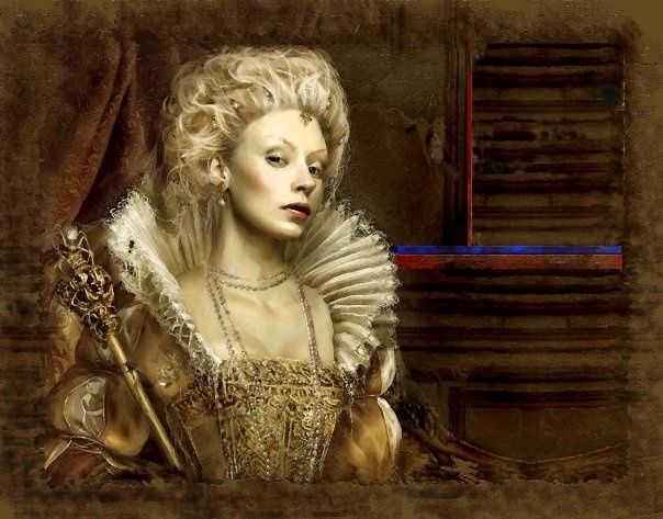 Digitale Kunst mit dem Titel "Baroness" von Zoja, Original-Kunstwerk