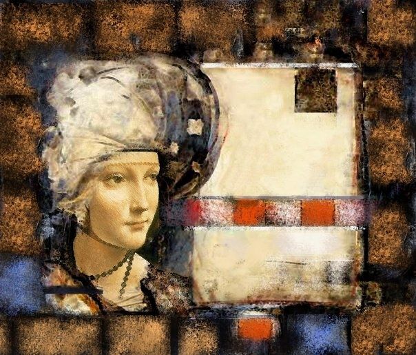 Digitale Kunst mit dem Titel "Women of  Venice" von Zoja, Original-Kunstwerk