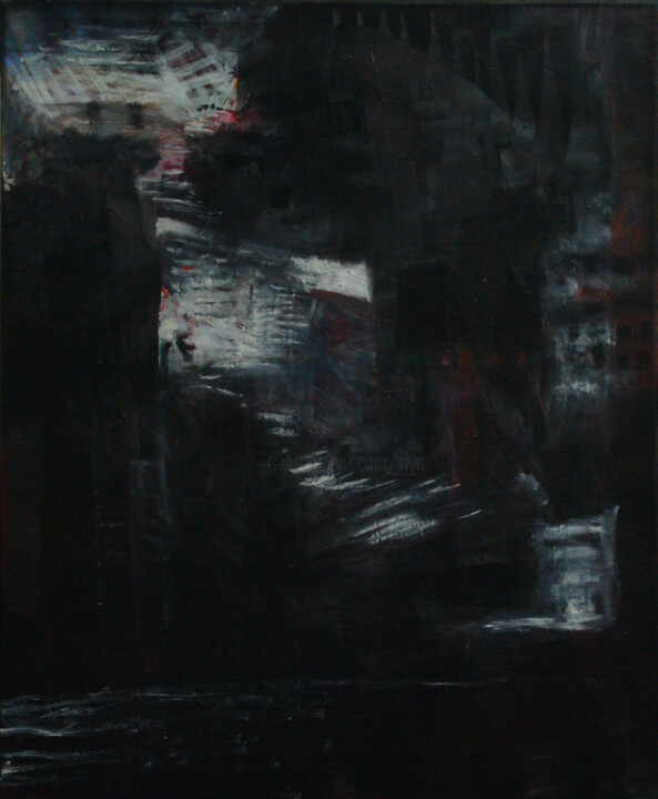 Painting titled "Tunnel Historique" by Ziya Aydin, Original Artwork, Oil