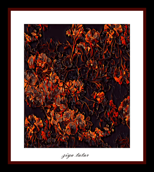 "Burnt nature 3" başlıklı Tablo Ziya Tatar tarafından, Orijinal sanat, Dijital Resim