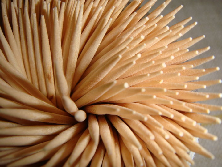 Photography titled "Toothpicks" by Zlatko Prolic, Original Artwork, Digital Photography