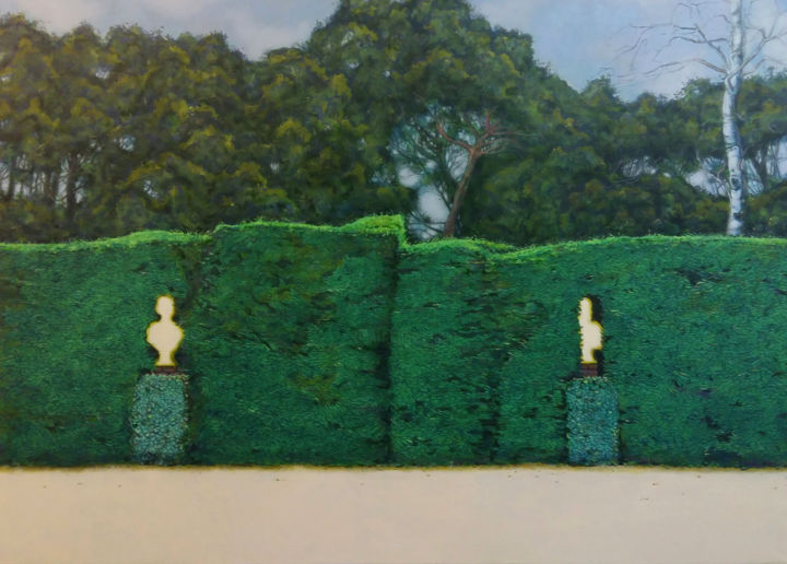 Картина под названием ""Игра в прятки"" - Владимир Зленко, Подлинное произведение искусства, Масло