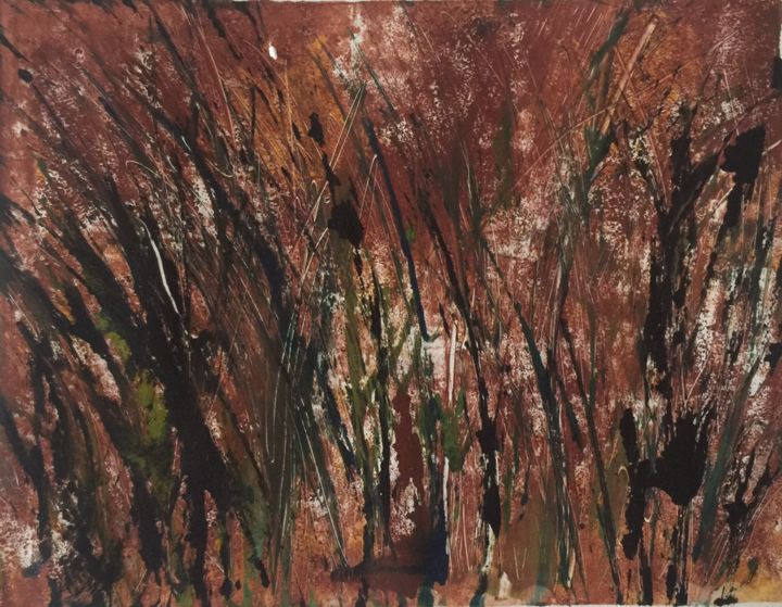 Printmaking titled "jungle" by Yi Zhong Zhang, Original Artwork