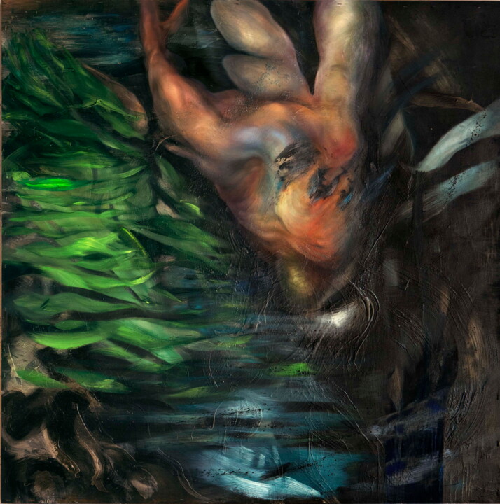 Malerei mit dem Titel "Metamorphosis" von Zoltan Krizsan, Original-Kunstwerk, Öl