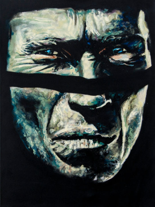 Painting titled "Hunter" by Zone56, Original Art, Spray paint