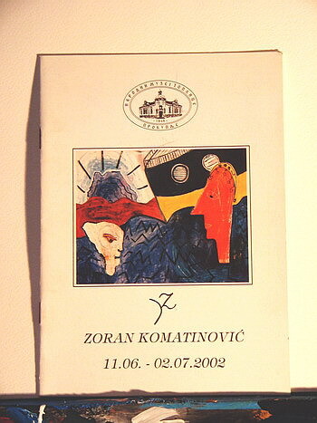 Collagen mit dem Titel "ausstellungskatalog…" von Zoran Komatinović, Original-Kunstwerk