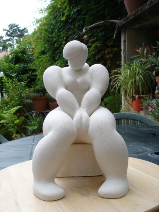 Sculpture titled "Elle est Elle" by Zorf, Original Artwork