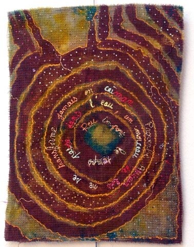 Artisanat intitulée "TextilArt_DDZ_6.jpg" par Zoua Destree, Œuvre d'art originale