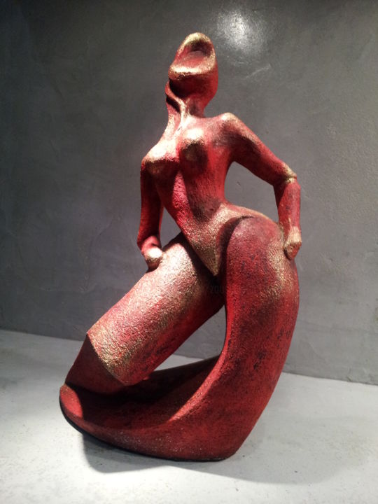 "SWING original" başlıklı Heykel Zou.Sculpture tarafından, Orijinal sanat, Terracotta