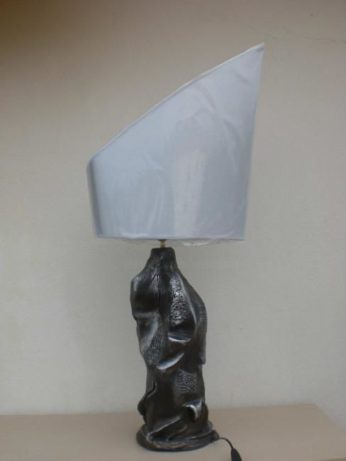 Sculpture titled "Divine" by Zou.Sculpture, Original Artwork, Terra cotta