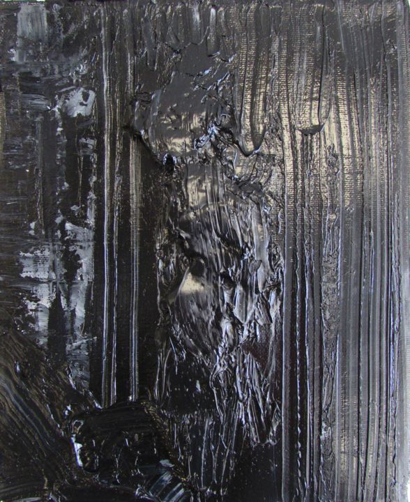 Painting titled "Untitled 03 [Dissec…" by Zsolt Berszán, Original Artwork, Oil Mounted on Wood Stretcher frame