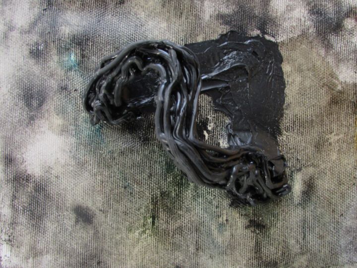 Pintura titulada "Untitled 04" por Zsolt Berszán, Obra de arte original, Pigmentos Montado en Bastidor de camilla de madera