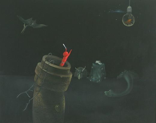 绘画 标题为“童趣记1” 由岩峰 左, 原创艺术品, 油
