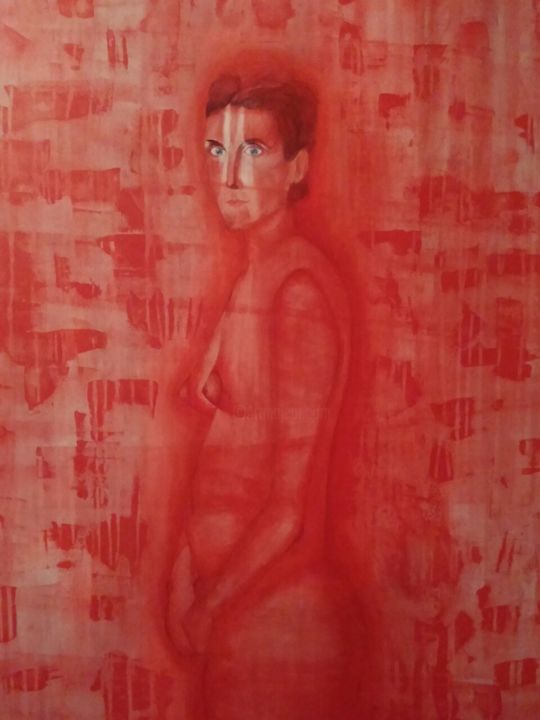 Painting titled "red.jpg" by Zura, Original Artwork