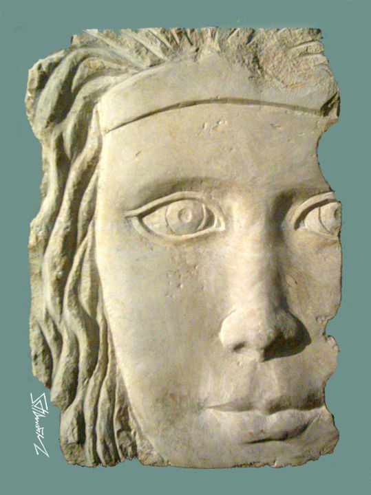 Escultura titulada "Αrtemis" por Zygomalas, Obra de arte original, Piedra