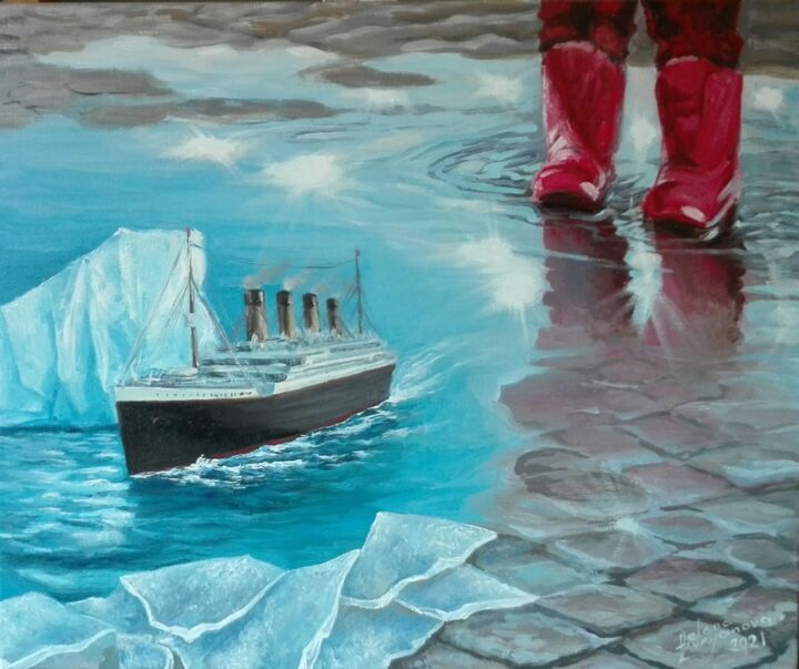 Pintura titulada "Without hesitation" por Helena Zyryanova, Obra de arte original, Oleo