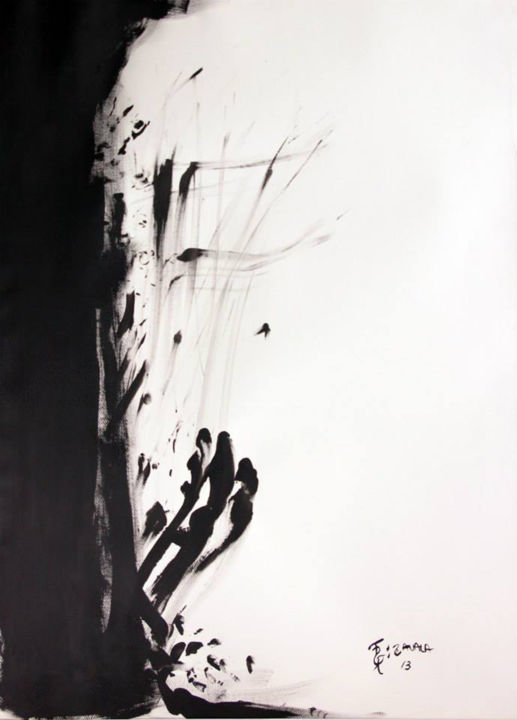 Pintura titulada "Accidental-zero" por Nebleo, Obra de arte original, Acrílico