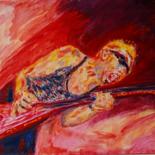 Painting titled "Rudolf Schenker" by Victor Shefer, Original Artwork, Acrylic