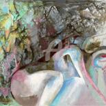 Pittura intitolato "Akt II" da Anna Lupa-Suchy, Opera d'arte originale, Olio