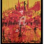 Pittura intitolato "ABSTRACT1" da Abdelouahed Ziani, Opera d'arte originale, Acrilico