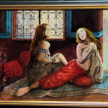 Painting titled "blablaauharem" by Roger Achache, Original Artwork, Oil