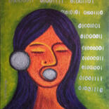 Peinture intitulée "COMUNICACION II / C…" par Adela Casado Cano, Œuvre d'art originale, Acrylique