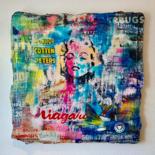 Collages titled "(SOLD) Marilyn in N…" by Adriano Cuencas, Original Artwork, Collages