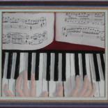 Painting titled "Sonate N° 10 de Moz…" by Anne Garnier, Original Artwork