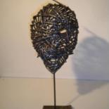 Skulptur mit dem Titel "La momie" von Agostinho Dacunha, Original-Kunstwerk, Metalle