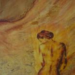 Painting titled "Femme" by Pascale Aguettaz Bellanger, Original Artwork