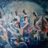Peinture intitulée "Jazz" par Ako Wilson, Œuvre d'art originale, Acrylique