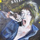 Painting titled "Satisfaction !" by Alain Granger (A.G.R), Original Artwork, Acrylic