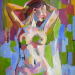Peinture intitulée "Nude " par Alexandra Djokic, Œuvre d'art originale, Acrylique