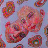 Painting titled "Sisters (T+T)" by Alexandra Finkelchtein, Original Artwork, Acrylic