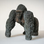 Скульптура под названием "Горилла/Gorilla" - Александр Перминов, Подлинное произведение искусства, Бронза