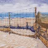 Painting titled "Nature au Cap Ferret" by Alexis Boisset, Original Artwork, Watercolor