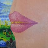 Картина под названием "Дыхание Бога через…" - Александр Рай, Подлинное произведение искусства, Масло