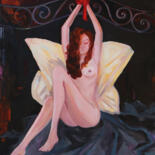 Painting titled "Butterfly.Within Te…" by Alfia Kircheva, Original Artwork, Oil