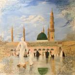 Peinture intitulée "Prophet Mohamed Gra…" par Ali Ahmadi, Œuvre d'art originale, Acrylique
