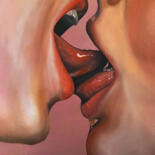 Peinture intitulée "Kiss from the rose" par Alina Chuprina, Œuvre d'art originale, Huile