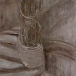 Картина под названием "To the heights" - Alla Ronikier, Подлинное произведение искусства, Масло Установлен на Деревянная рам…